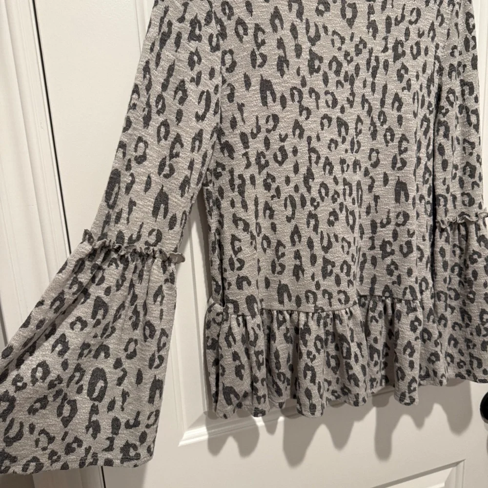 Altar'd State Leopard Print Blouse - Picture 8 of 11